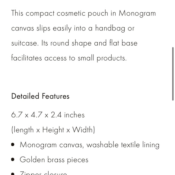 SOLD. Nwt louis vuitton makeup bag - Picture 5 of 7